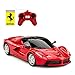 RASTAR Ferrari Toy Car, 1:24 RC Ferrari LaFerrari Model Car for Kids - Red, Random Frequency