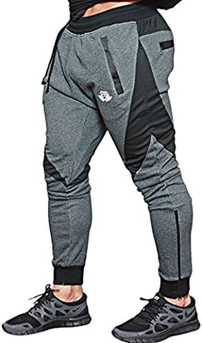 Men's Fitted Shorts Bodybuilding Workout Gym Running Jogger Pants