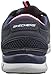 Skechers Sport Women's Gratis Bungee Fashion Sneaker,Navy/Pink,8.5 M US