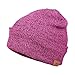 OZERO Winter Daily Beanie Stocking Hat - Warm Polar Fleece Skull Cap for Men and Women Purple/Gray/Black
