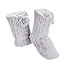 LA PLAGE Women's Tall Plush Winter Warm Indoor Boot Slippers