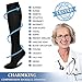 CHARMKING Compression Socks for Women & Men (3 Pairs) 15-20 mmHg is Best Athletic, Running, Flight, Travel, Nurses,Edema