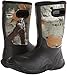 ROPER Kids Boys Barnyard Pull On Casual Boots Mid Calf - Black