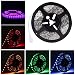New 2019 LED Strip Lights RGB LED Strip SMD 5050 16.4Ft Rope Light 300LEDs IP20 LED Tape for Holiday Party Home Garden Decoration Kitchen Bedroom Sitting Room(Not Include Power and Remote)
