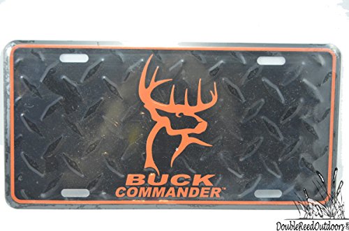 Buck Commander Duck Dynasty Orange Metal License Plate