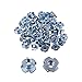 Eowpower 50 Pieces 4 Pronged Zinc Plated Tee T-Nut 5/16