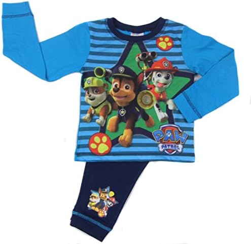 Boys And Girls Toddler Pyjamas Paw Patrol Thomas Spiderman Princess Teletubbies (18-24 Months, Paw Patrol Boy)