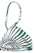 CUPSHE Women’s Palm Leaves Printing Halter Bikini Set, M