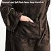 Catalonia Wearable Blanket with Sleeves and Pocket, Cozy Soft Fleece Mink Micro Plush Wrap Throws Blanket Robe for Women and Men