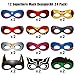 TMCCE Superhero Birthday Party Supplies Superhero Cityscape Photography Backdrop,24 Superhero Masks 6 Superhero Photo Booth Props For Superhero Birthday Party Decorations Favor