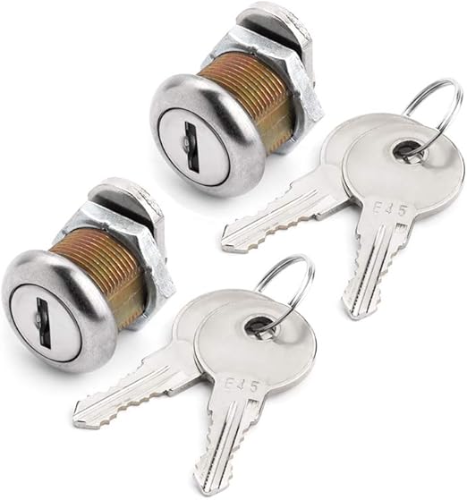 Westway Locks Replacement 16MM (5/8") Tool Box Cylinder with Keys for