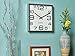 Bernhard Products Square Wall Clock 11 Inch Silent Non-Ticking Quartz, Large Decorative Battery-Operated Clocks, Elegant Gray - for Home/Office