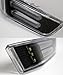 ModifyStreet Euro Black Side Marker LED Tube Lights bumper fender lights for 03-07 Infiniti G35 Coupe