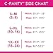 UpSpring C-Panty C-Section Recovery Underwear with Silicone Panel for Incision Care Nude