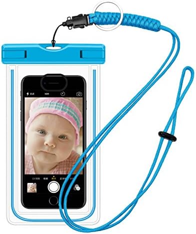 Waterproof Phone Case, Universal Cell Phone Pouch Clear Floating Dry Bag [ Transparent ] for Apple iPhone 7, 6 Plus, 5s, se, Samsung Galaxy S8, S7, S6 Edge, Note 4 HTC LG