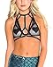 iHeartRaves Black Sinful Caged Bra Body Harness Top