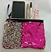 Sequin Makeup Bag Reversible Cosmetic Bag, Winmany Fashion Women Handbag Bling Glitter Evening Party Bag,Sparkling Shiny Clutch Handbag Wedding Bag Purse Wallet Pouch