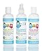 METICULICE Natural Head Prevención de piojos Shampoo, Conditioner, & Repel Spray - Effective Against Lice - Proteger a niños y adultos Hair - Mango & Peppermint Scent - 8 Fl. Oz