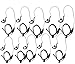 Lsgoodcare 2.5MM 1 Pin G Shape Clip-Ear Ear Hook Earpiece Headset PTT and Mic Compatible for Motorola Talkabout 2 Two Way Radio MH230R MR350R MS350R MT350R Walkie Talkie, Pack of 10