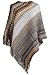 QZUnique Women's Batwing Sweater Pullover Wrap Shawl Poncho Cape Pashmina Knitted Tassels Edge Waves