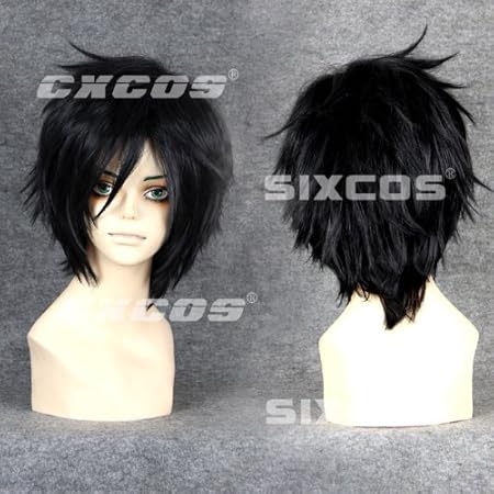 Amazon Cxcos Wk561 15 純情ロマンチカ 宮城庸 風 ショート コスプレ かつら ネット付 ウィッグ 耐熱 ブラック コスプレ 仮装 通販