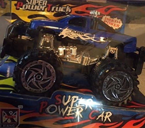 Inertia Powered Big Wheel Super Truck - Blue