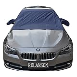 RELANSON Premium Car Snow Cover - Windshield Snow Cover for Automobiles - Design Protects Windshield and Wipers from Snow, Ice, and Frost Build Up(62