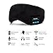 Sleep Headphones,Lavince Wireless Bluetooth Headphones Music Travel Sleeping Headset 4.2 Bluetooth Eye Mask Handsfree Sleep Eye Shades Built-in Speakers Microphone Washable Black
