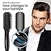 CHARMINER Beard Straightener Brush for Men, Ionic Hair Straightening Brush and Beard Brush for Home & Travel, Electrical Heated Hair Straightening Brush-Dad, Husband and Boyfriend Gifts