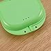ULTNICE 5pcs Denture Storage Container Dental Retainer Box Retainer Case With Vent Holes