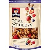 Quaker Real Medleys Granola, Summer Berry,10 Ounce (Pack of 6)