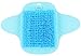 Healthstar Blue Foot Massager Scrubber for Shower Floor – Exfoliating Bristles, Easy to Clean and Use, Hangable Scrub Pad (Blue)
