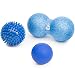 NeeBooFit Massage Ball Set - Deep Tissue, Myofascial Trigger Point Therapy Balls - Lacrosse Ball, Spiky Ball, Double Foam Roller Peanut Ball - for Chronic Pain Relief, Psoas Muscle Release - 3Pack primary