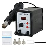ZENY 858D Hot Air Gun Rework Station SMD Solder Soldering Digital 3 Nozzles