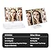 VICOODA Makeup Vanity Mirror with 21 Led Lights/Lighted Makeup Mirror with Acrylic Makeup Organizer, Touch Screen Dimming, Trifold 3X 5X Magnification Sections, Dual Power Supply, 180 Rotation