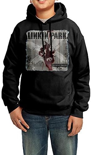 Proro Xinda Men's Linkin Park Hybrid Theory T-shirt Long Sleeve Round Neck Cute Sweatshirts Shirt For Teenager