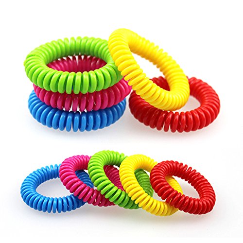 Bierstick Mosquito Repellent Bracelet - 25 Pack - Deet Free Bug Bands for Kids, Adults & Pets - 100% Natural, Comfortable, Waterproof, Citronella, Anti Pest Protection - Non Toxic & Safe