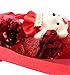 MOJA® 3 Gold Foil Rose Bouquet with Lovely Bear In A Gift Box. Best Gift for Birthday, Valentine's Day, Mother's Day, Anniversary