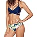 Bikini Swimsuit for Women Floral Print 2 Piece Bikini Bathing Suit