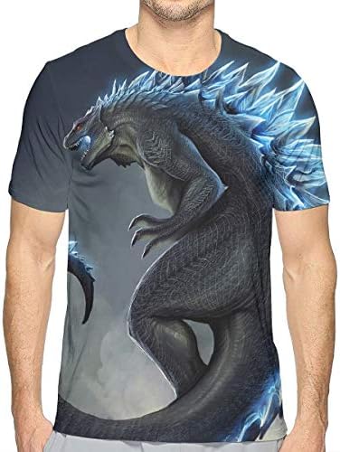 Dolores Marguerite Godzilla Men's Short Sleeve T-Shirt Leisure and Novelty