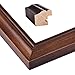 RPJC Solid Wood Document or Certificate Frames High Definition Glass and Display Diplomas 8.5x11 Inch Standard Paper Frame Brown