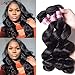 UNICE Bye Bye Knots Wig 7x5 Invisible Knots Lace Front Wig Human Hair Wear and Go Glueless Wig Body Wave Human Virgin Hair for Women 180% Density 24inch