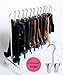 Boottique Boot Organizer: The Boot Rack - Fits in Most Closets- Hangs, Holds, Shapes, & Protects every size and style of Boots (Boot Rack with 6 Silver Gripz Hangers)