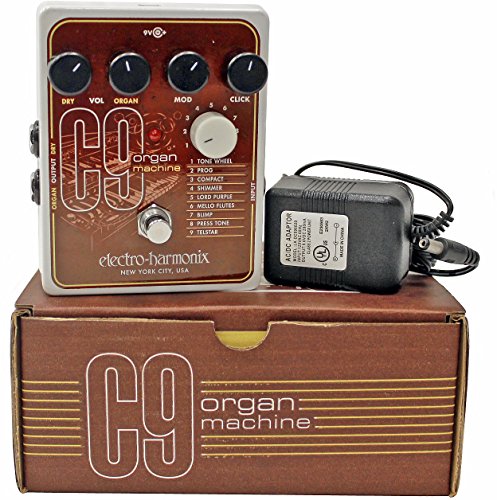 Electro Harmonix C9 Organ Machine Effects Pedal w/ EHX Power Supply and FREE EXPEDITED SHIPPING!