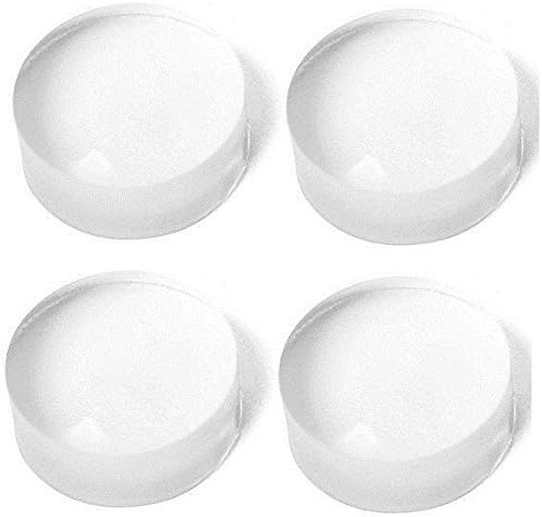 4ps Nail Stamper Refill Heads for XL Stampers Stamper Replacement Head Crystal Clear