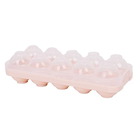 CUSFULL Huevera de Plástico para la Nevera, Envase Apilable ...