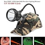 GearOZ Headlamp Flashlight, 4 LED Lighting Modes Rechargeable and Waterproof Headlight for Coon Hunting Camping