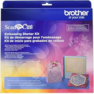 Amazon.com: Brother CAEBSKIT1 Embossing Starter Kit, Card