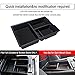 MARCHFA Center Console Organizer Glove Box Tray for 2009-2018 RAM 1500 2500 3500 (Full Console w/Bucket Seats ONLY) Armrest Secondary Storage Box Divider Compatible with RAM 2009-2018 Accessories