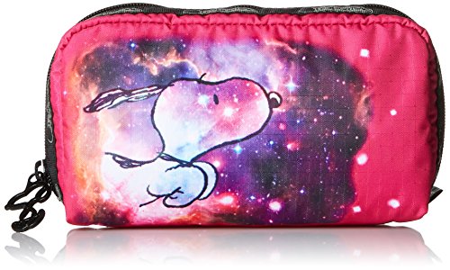 LeSportsac Peanuts X Rectangular Cosmetic, Galaxy Snoopy Small